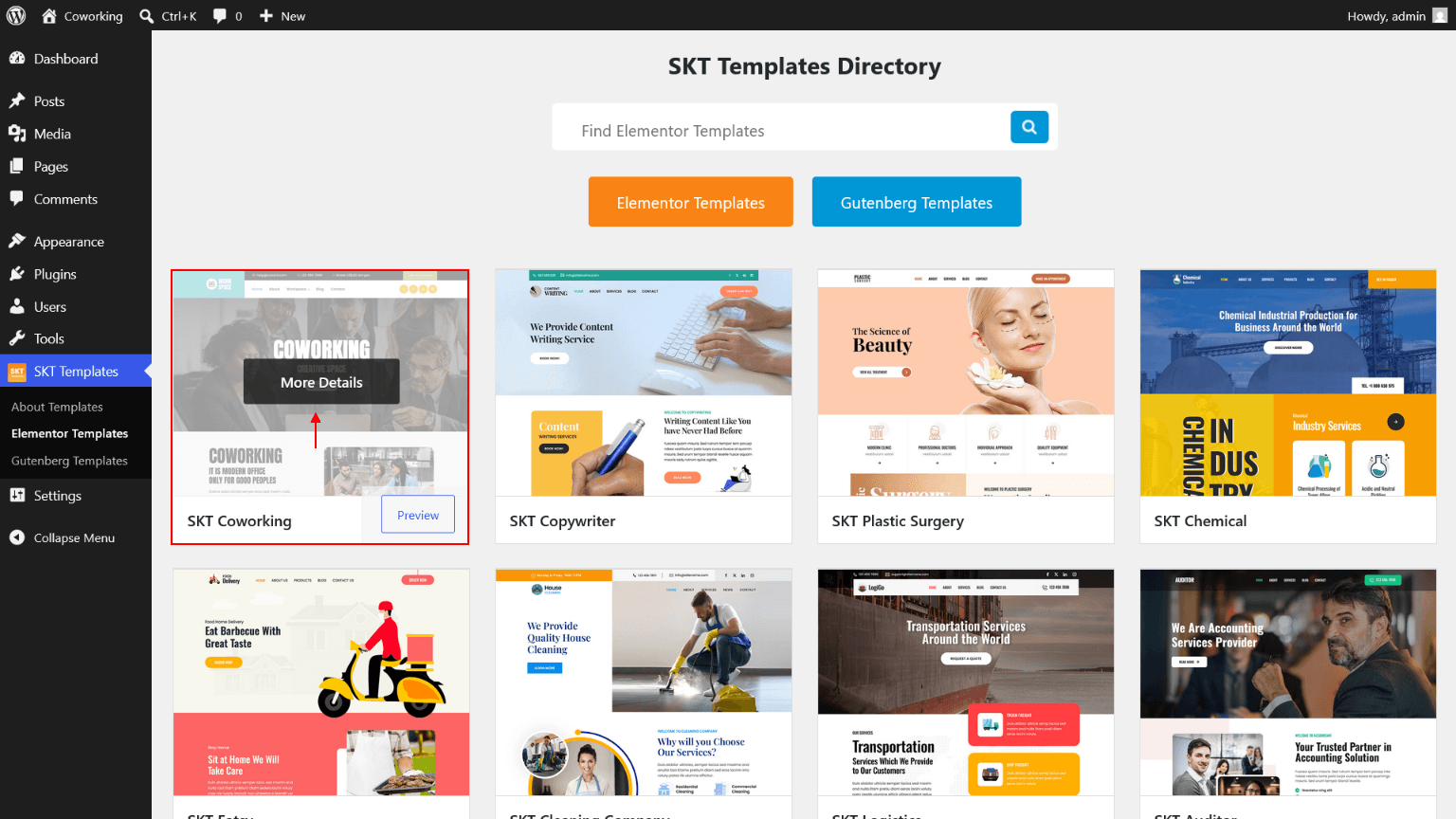 Elementor Templates